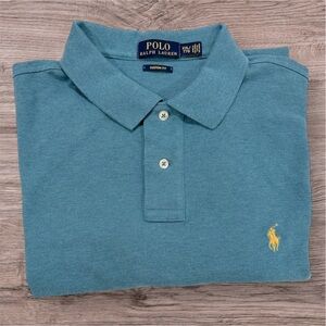 Polo Ralph Lauren Blue Label XXL Teal Polo Shirt